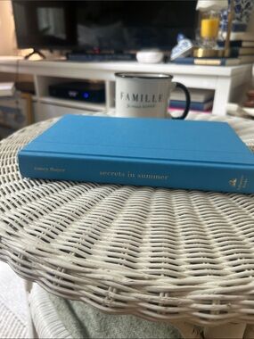 Blue Hardcover Decorative Book - Secrets in Summer